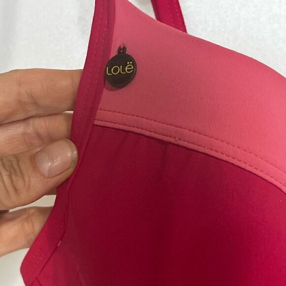 Lole Magenta Pink Tankini Swimsuit Top - Picture 3 of 10